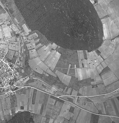 Figure 2. photographie aérienne de l’IGN du 3 juin 1940.