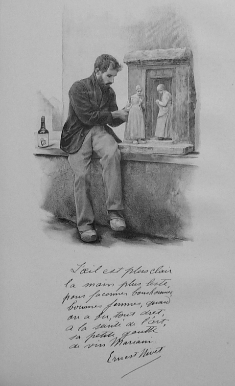 Figure 10. Eugène Chaperon, peintre militaire, dessin pour l’Album Mariani, carte postale, s.d., coll. part.