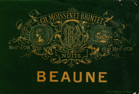 Figure 4 - Étiquette Beaune, vers 1900. Source : Maison Albert Bichot à Beaune.
