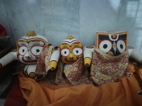 Fig 4 Last wooden idols to be renewed and kept in the storeroom of Lord Jagannath’s temple in Nahan (Sirmaur) Himachal Pradesh, India.