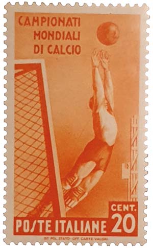Image n° 1 : Timbre Coupe du monde 1934. 