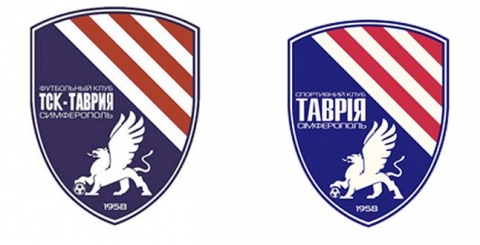 Image n° 2 Les emblèmes des clubs « TSK Tavria » et « Tavria ».