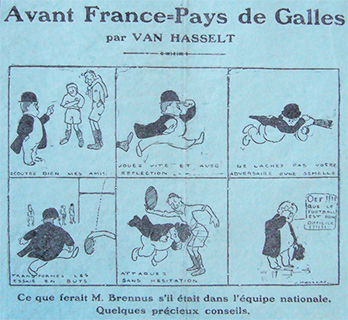 Figure n° 4 : Caricature de Charles Brennus (1913). 