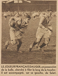 Figure n° 5 : Jean Dauger dans Le Miroir des Sports, 22 mars 1938.