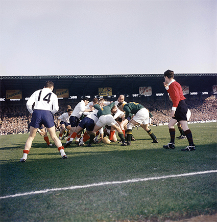 Figure n° 3 : Match France-Afrique du Sud de rugby stade de Colombes, 25 février 1961.