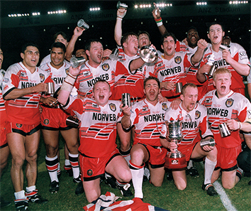 Figure n° 5 : L’équipe de Wigan championne du monde des clubs 1994. 