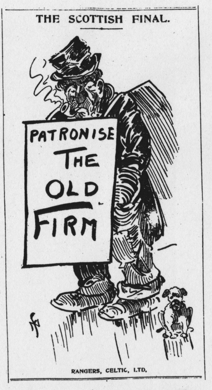 Figure n° 2 : dessin humoristique paru dans The Scottish Referee, 15 avril 1904.