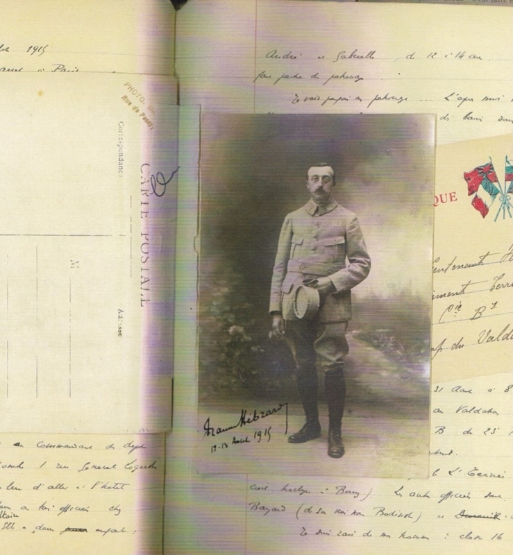 Figure n° 4 : Notes et souvenirs de François Hébrard, cahier numéro 1 (1901-1919).