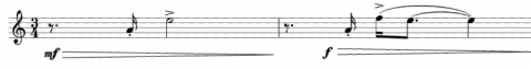 Figure 10. Motif dans « Wo die schönen Trompeten blasen », m.17.