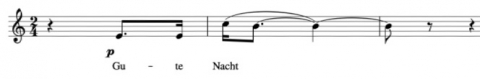 Figure 13. Motif dans « Der Tambourg’s sell », m.91-93.