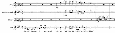Figure 18. Mahler, « Das Irdische Leben », m.20-27.
