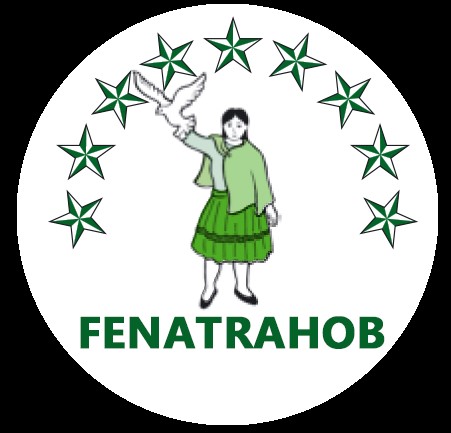 Image 1 : Le logo de la FENATRAHOB représentant une cholita
