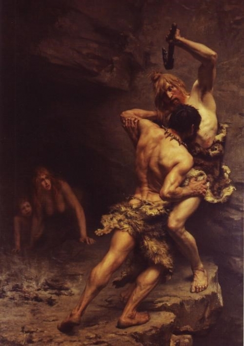 Figure 11. Maxime Faivre, L’Envahisseur, huile sur toile, 2,6 x 1,9 mètres, 1884.
