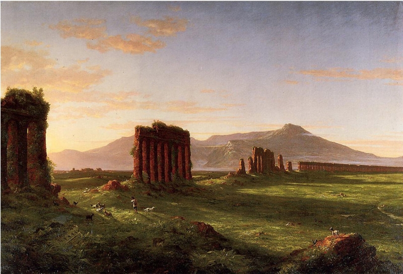Figure 4. Thomas Cole, Roman Campagna (1843).