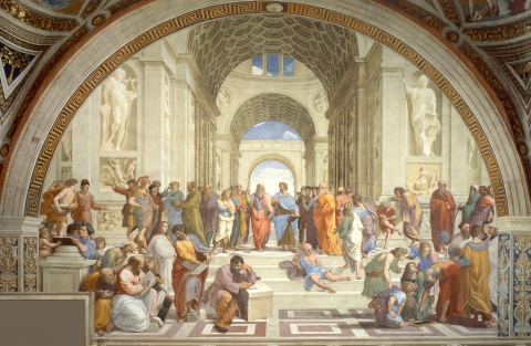 Figure 2. Raphael, The School of Athens, fresco, 1509-1511, Rome, Vatican Palace.