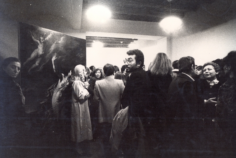 Figure 3. Ansicht der Eröffnungsausstellung der Cooperativa di Via Beato Angelico, 8 April 1976.