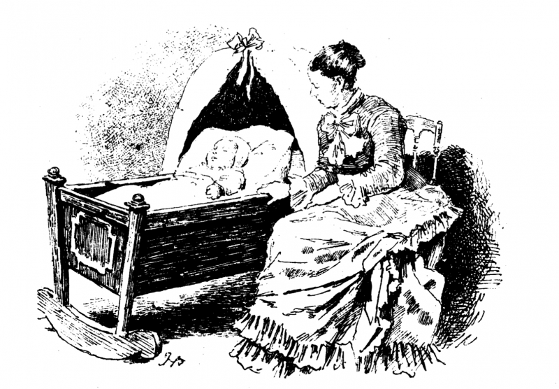 Figure 1. Illustration by Charles Henri Pille for “Berceuse” in Vingt pièces enfantines by Francis Thomé