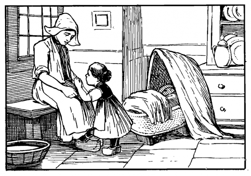 Figure 5. Illustration from “The Dutch Mother’s Goodnight: Lullaby” from Holland Suite by Florence Newell Barbour